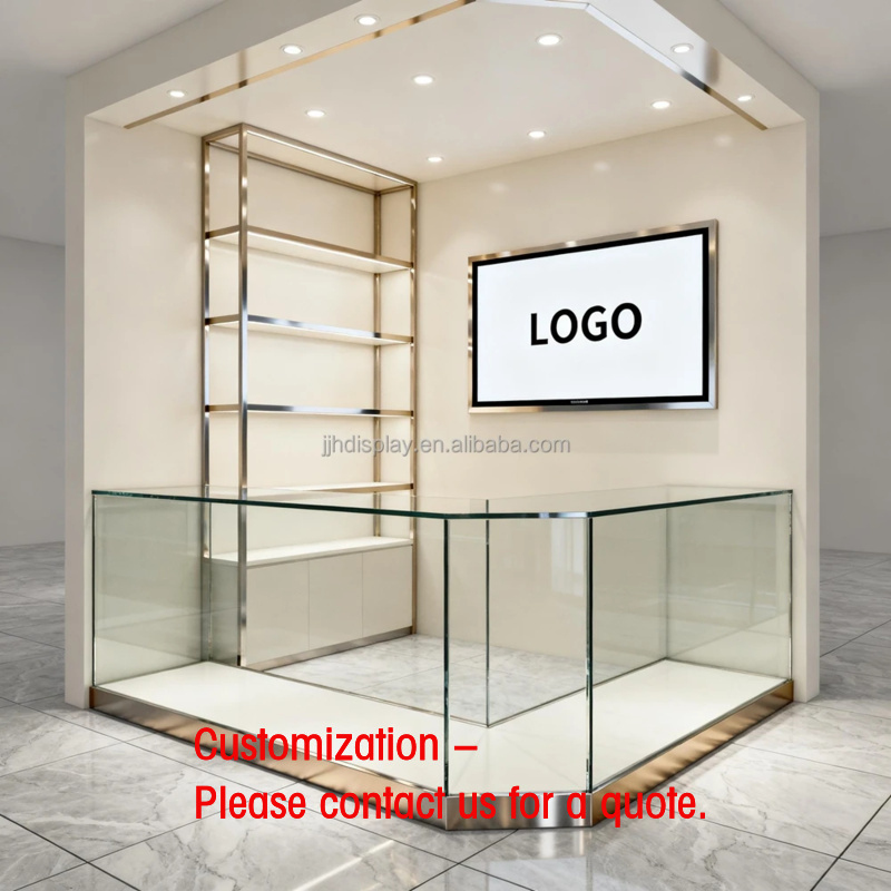 Perfume Fragrance Shop - Maßgefertigter Luxus-Parfüm-Präsentationsschrank Moderner Glas-Duft-Präsentationsständer und Schrank