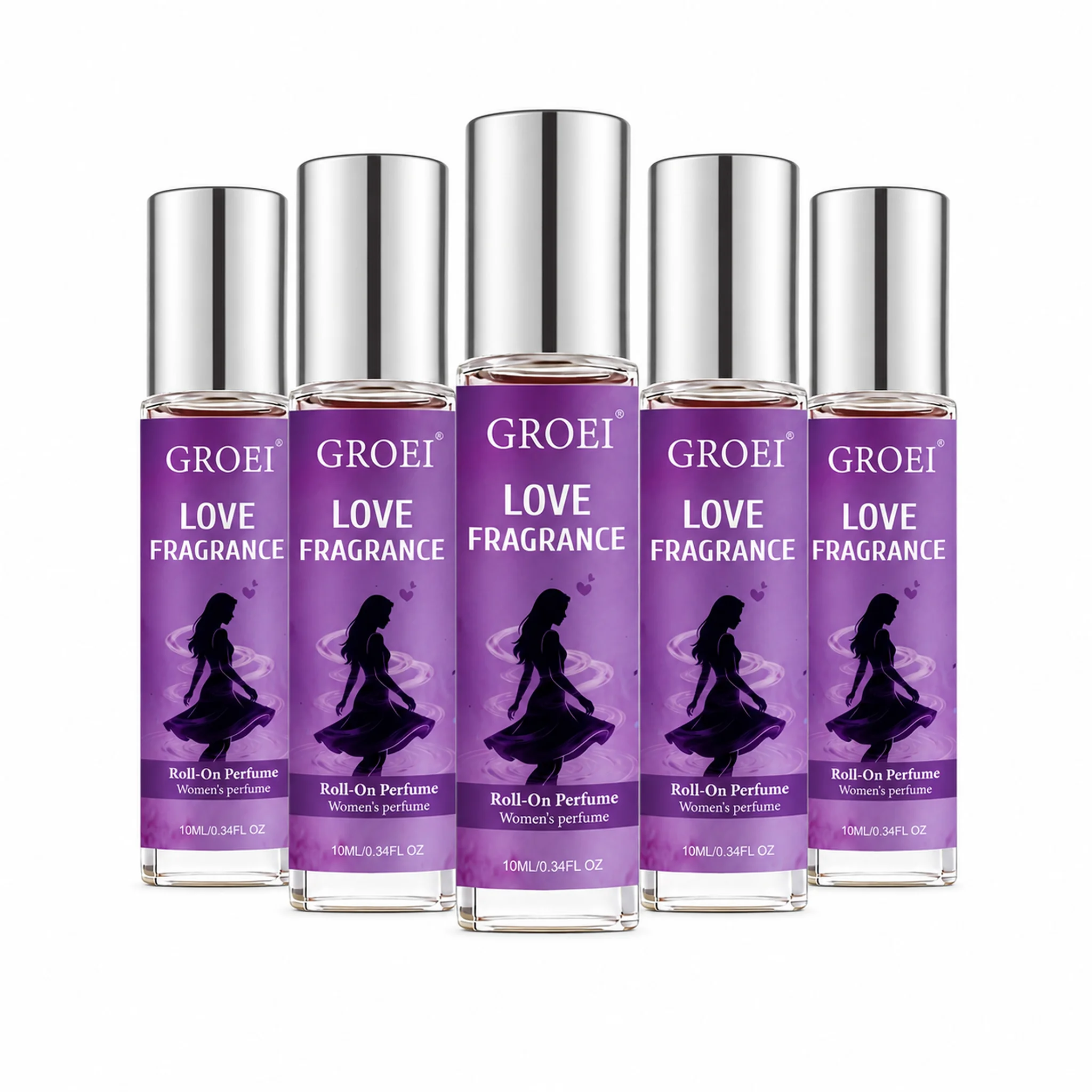 Fragrance-Oils Perfume - 10ml GROEI Damen Roll-On Parfüm, langanhaltender,