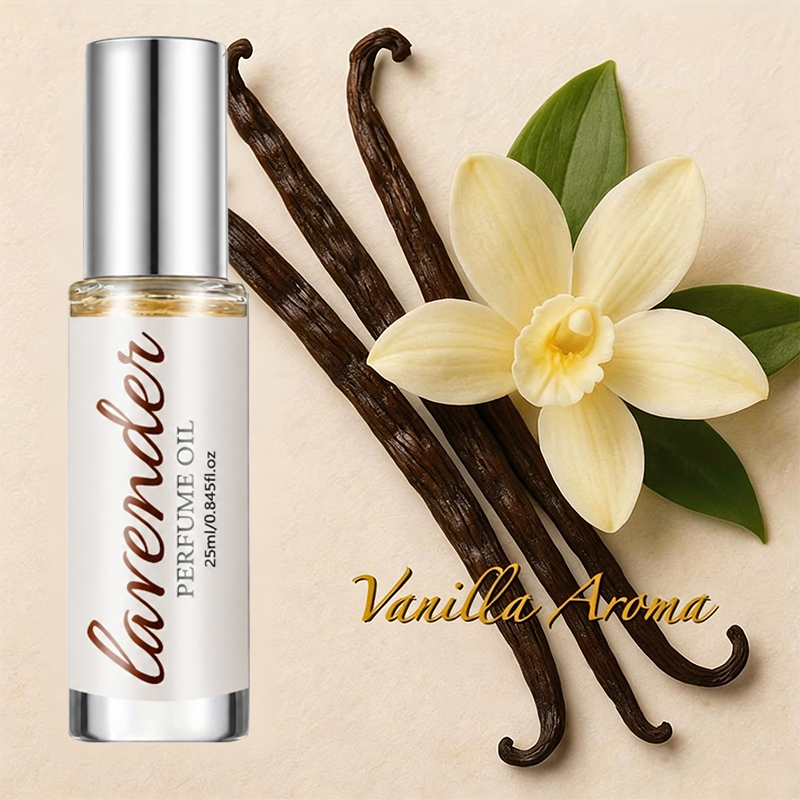 Fragrance-Oils Perfume - Vanille-Duftöl-Spray, 25 ml, leichtes Körperparfüm, langanhaltender