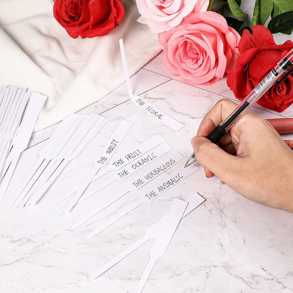 Perfume Fragrance One - A99G-600 Stück Duftstreifen Parfüm-Teststreifen Einweg-weißer Löschpapier