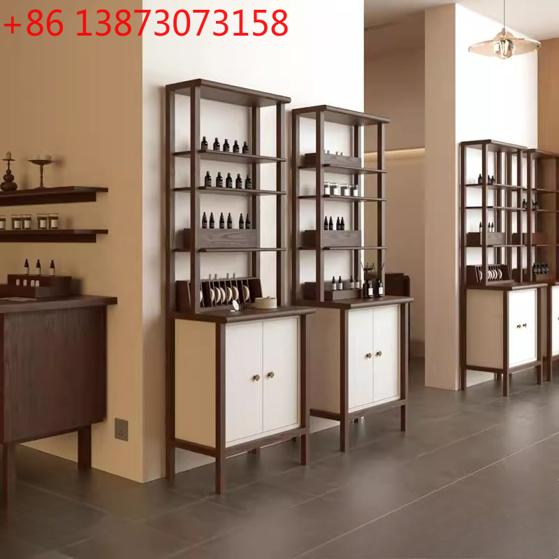 Perfume Fragrance Shop - Duftladen-Wandschrank, Ätherische-Öle-Parfüm-Vitrine, Kosmetikprodukt-Vitrine, chinesischer einfacher Bodenständer