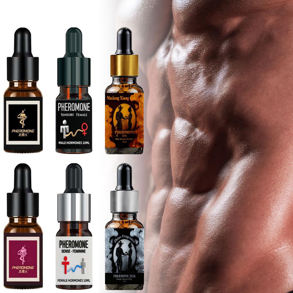 Fragrance-Oils Perfume - 10ml Alkoholfreies Haarpflege-Ätherisches Öl Pheromon-Parfüm Langanhaltender