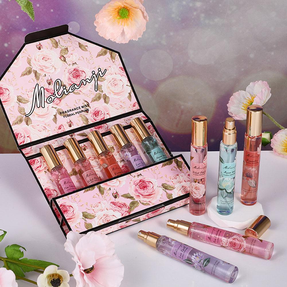 Fragrance Perfume Box - Klassisches Rosen-Parfüm Geschenkset für Frauen Fünfteiliges