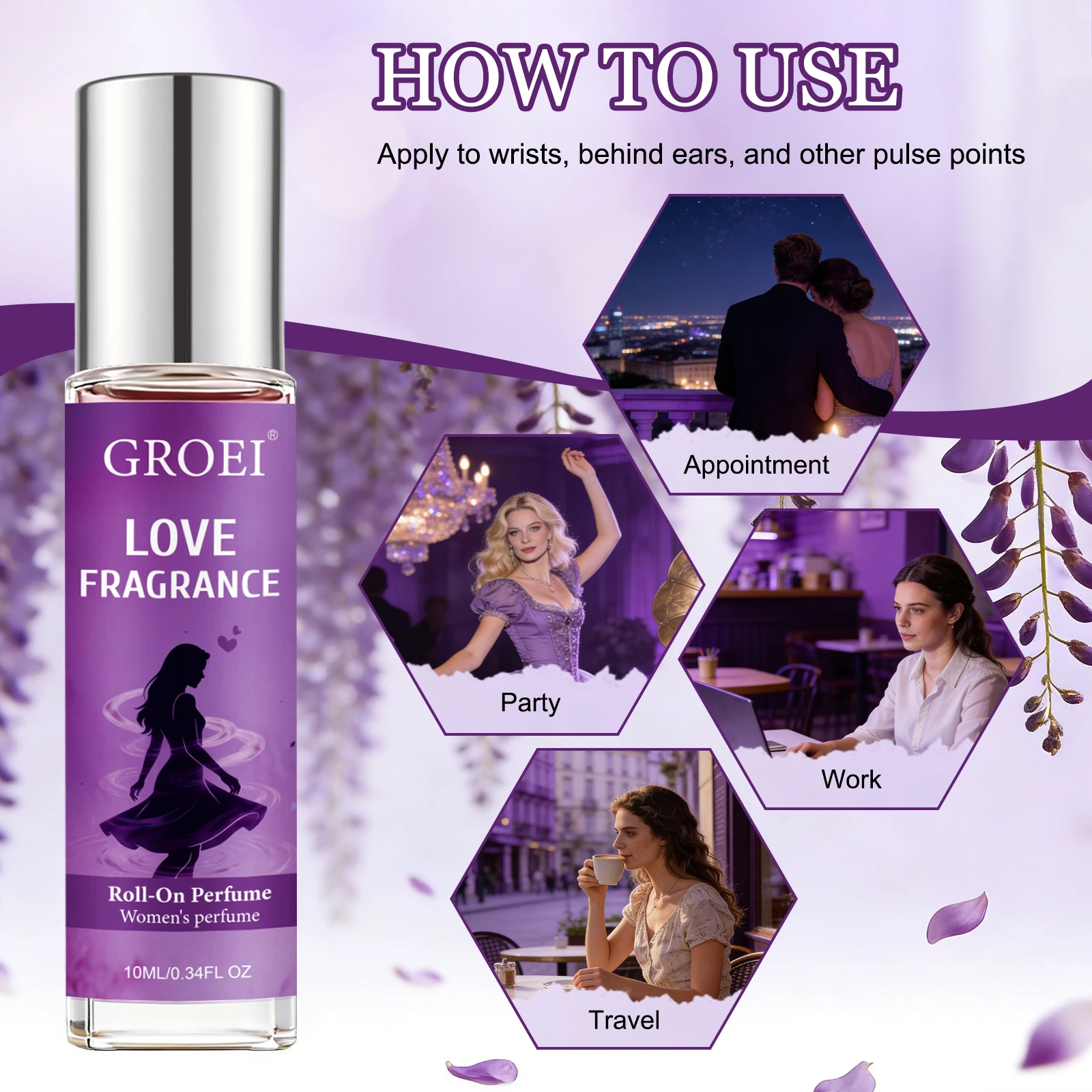 10ml GROEI Damen Roll-On Parfü – Fragrance-Oils Perfume Bewertung und Preis