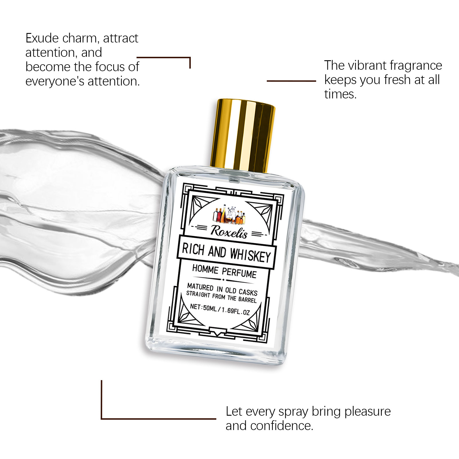 Roxelis 50ml Charm Whisky Herr – Perfume Fragrances Bewertung und Preis